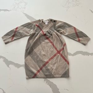 Burberry children wool/cashmere dress size 12M
